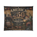 America 250 Comforter – One Nation Under God Patriotic Bedding (1776–2026)