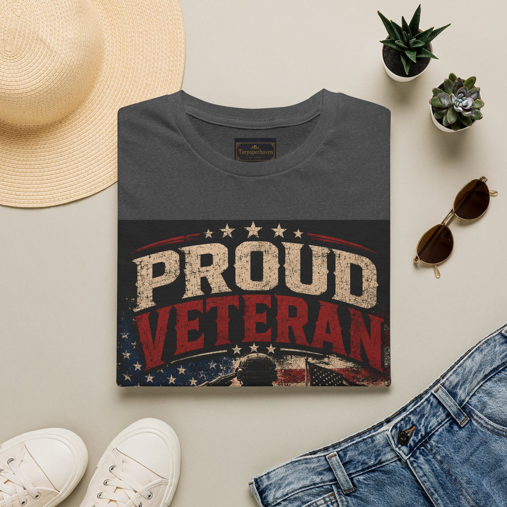 Proud Veteran T-Shirt — Patriotic Military Family Tee