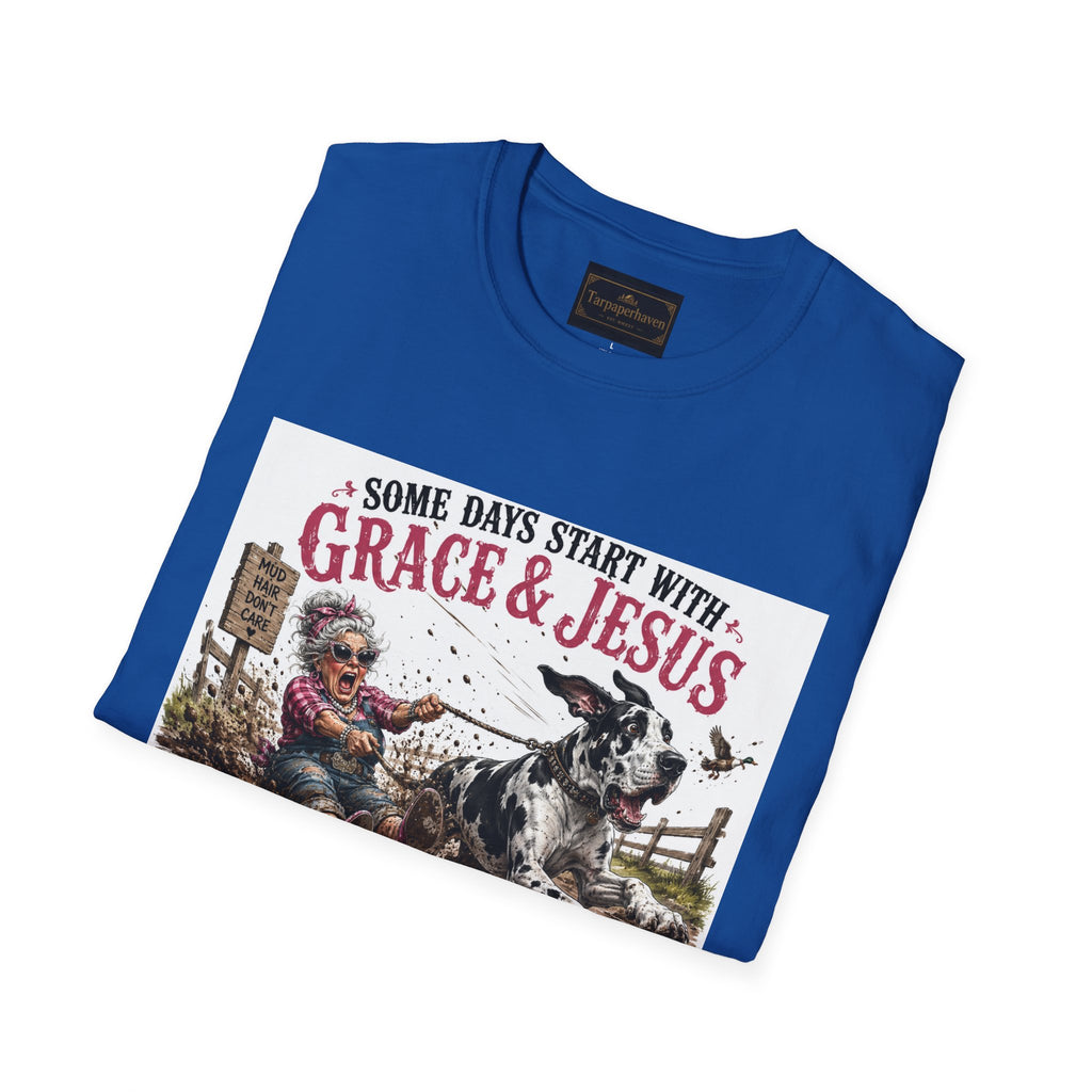 Christian Great Dane Mud-Slinging Graphic Tee