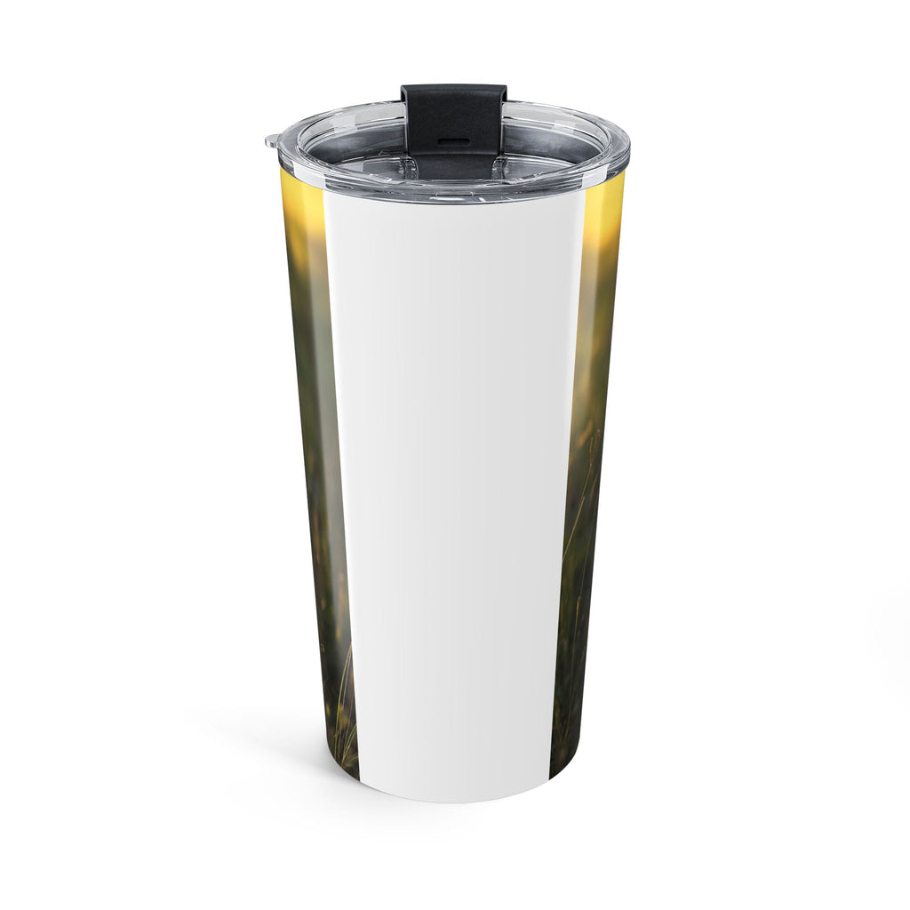 Thine Will Be Done Cross 20oz Tumbler — Christian Faith Travel Mug