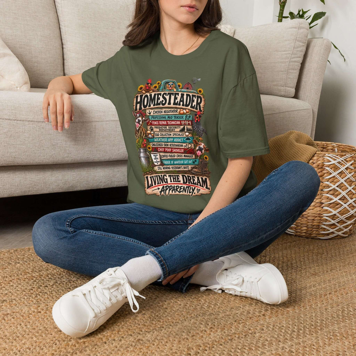 Homesteader TShirt — Funny Farm Life