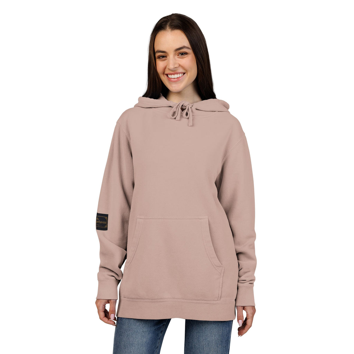 Faith Over Fear Hoodie — Pigment-Dyed Inspirational Pullover
