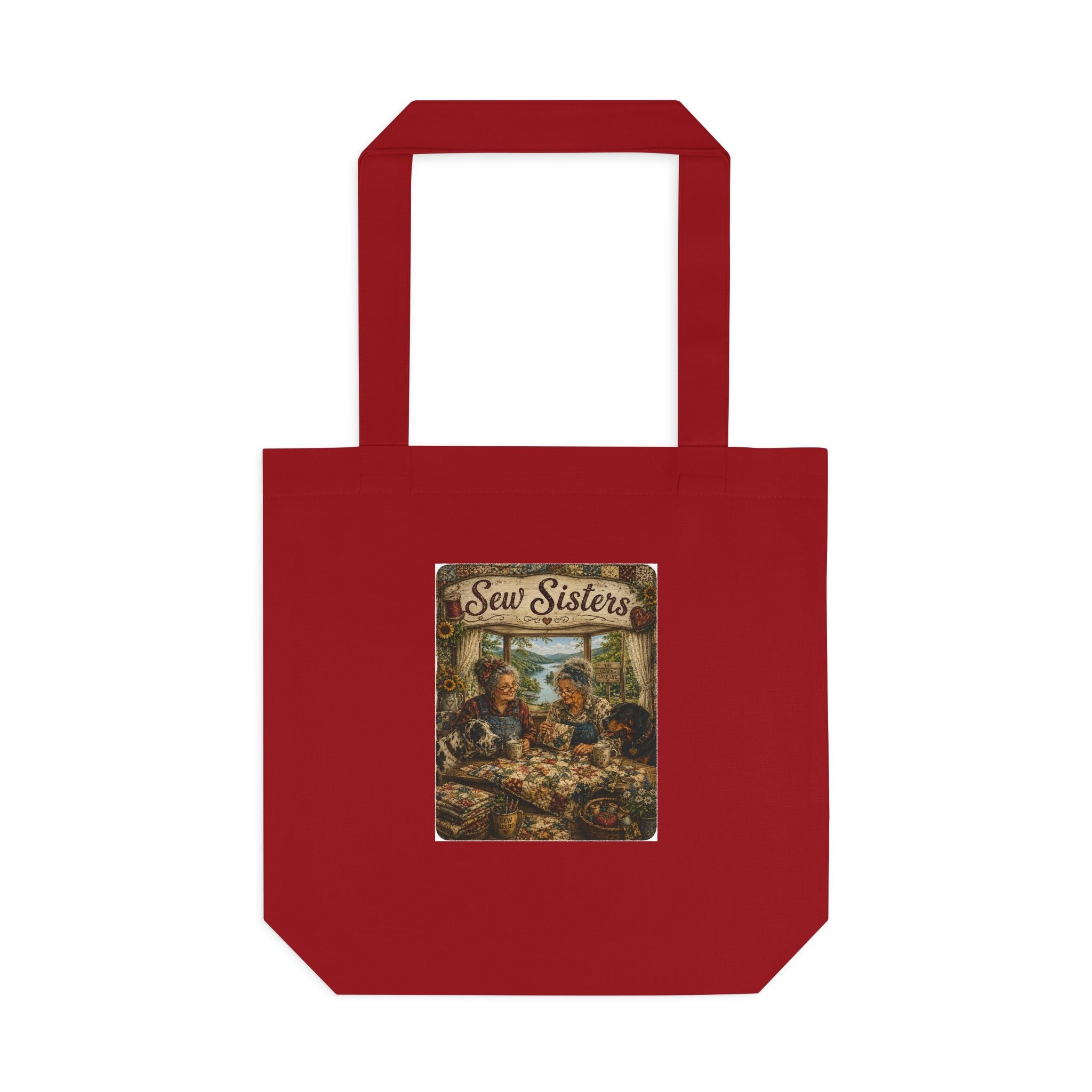 Vintage “Sew Sisters” Ozark MO Design Tote bag