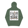 Faith Over Fear Hoodie — Pigment-Dyed Inspirational Pullover