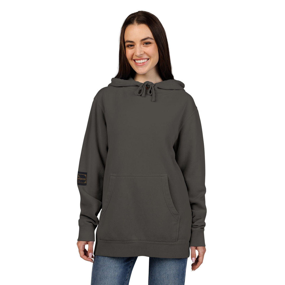 Faith Over Fear Hoodie — Pigment-Dyed Inspirational Pullover