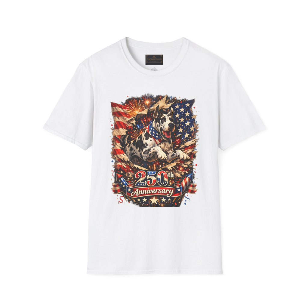 Patriotic 250th Great Dane T-Shirt