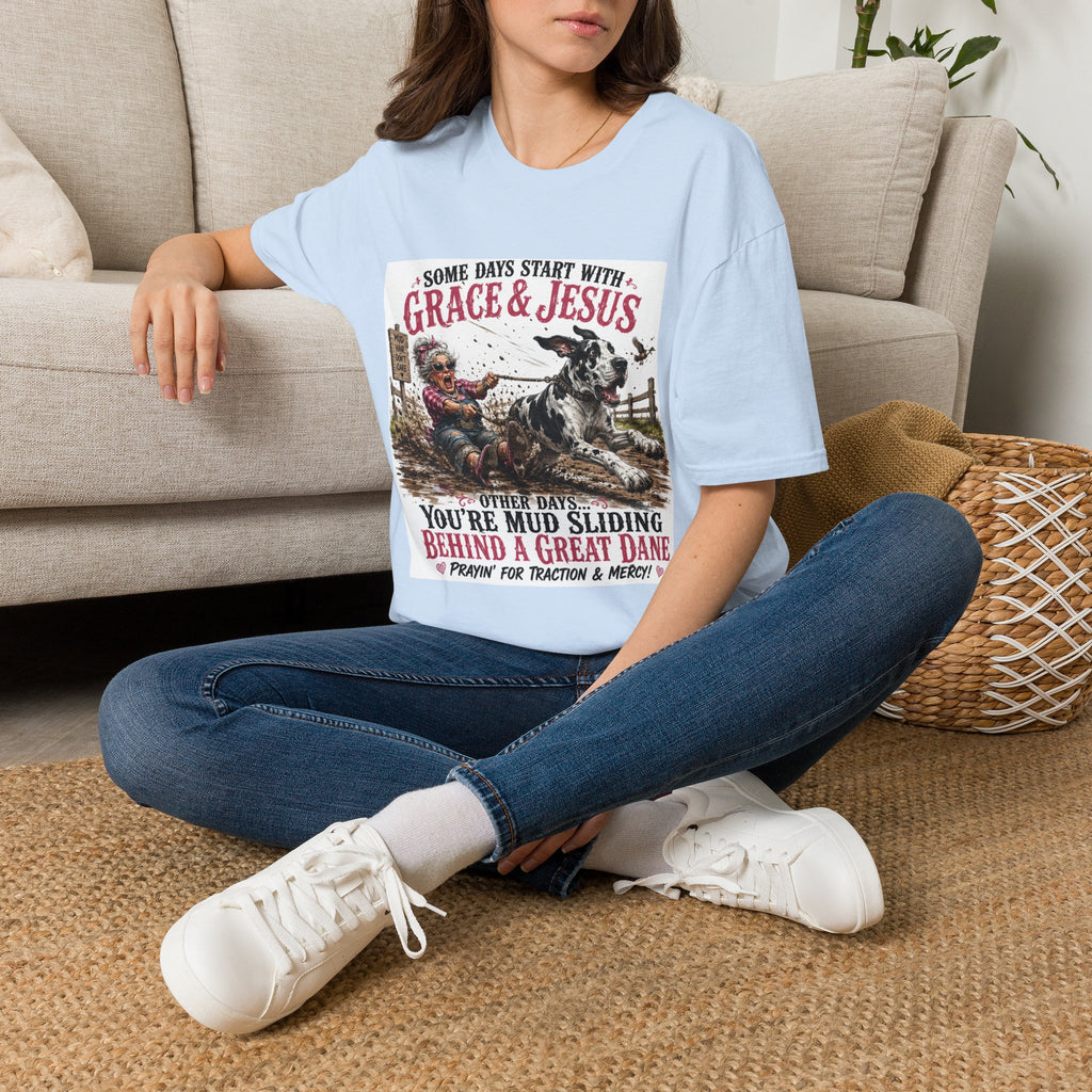 Christian Great Dane Mud-Slinging Graphic Tee