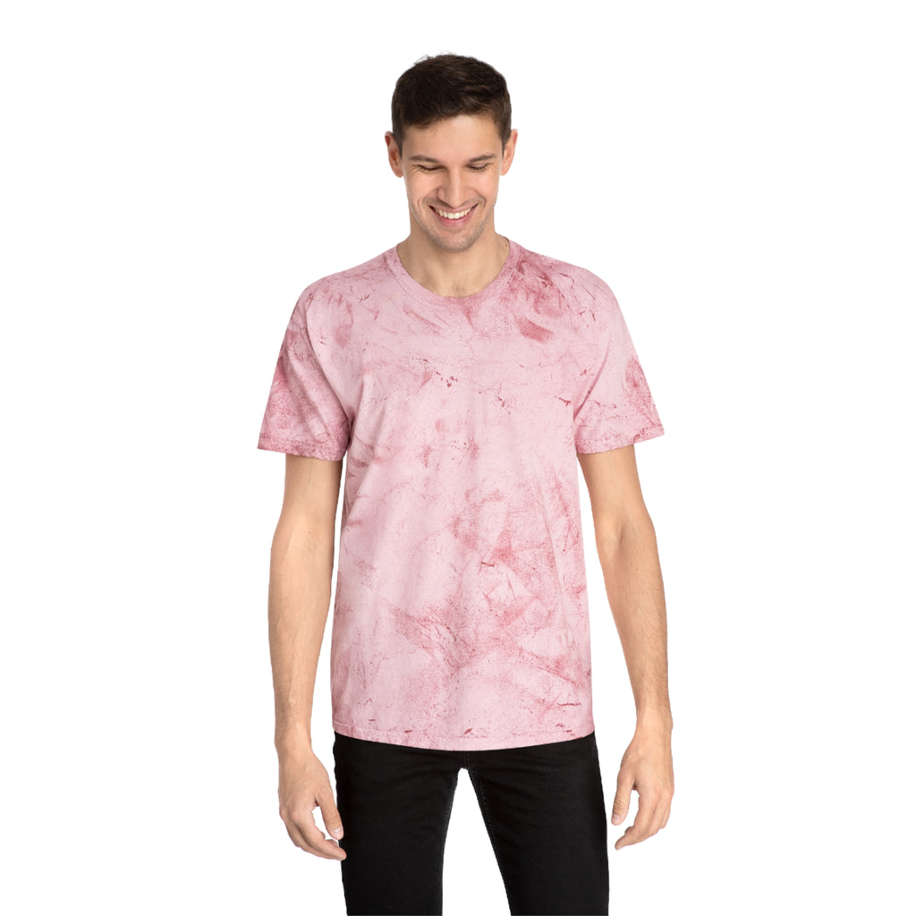 Christian Tie-Dye T-Shirt — "Jesus Saved Me, I'm Just Here for the Testimony"