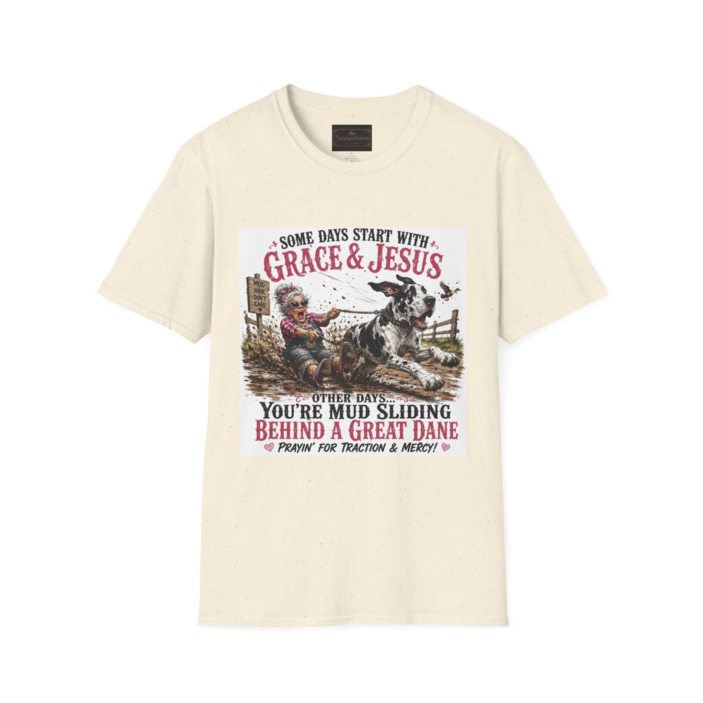 Christian Great Dane Mud-Slinging Graphic Tee