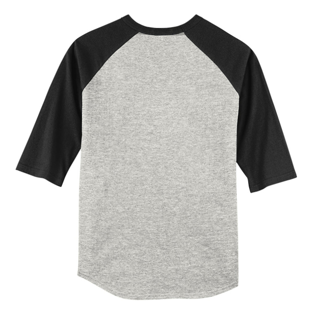 HEATHER GREY / BLACK - YT200 - BACK