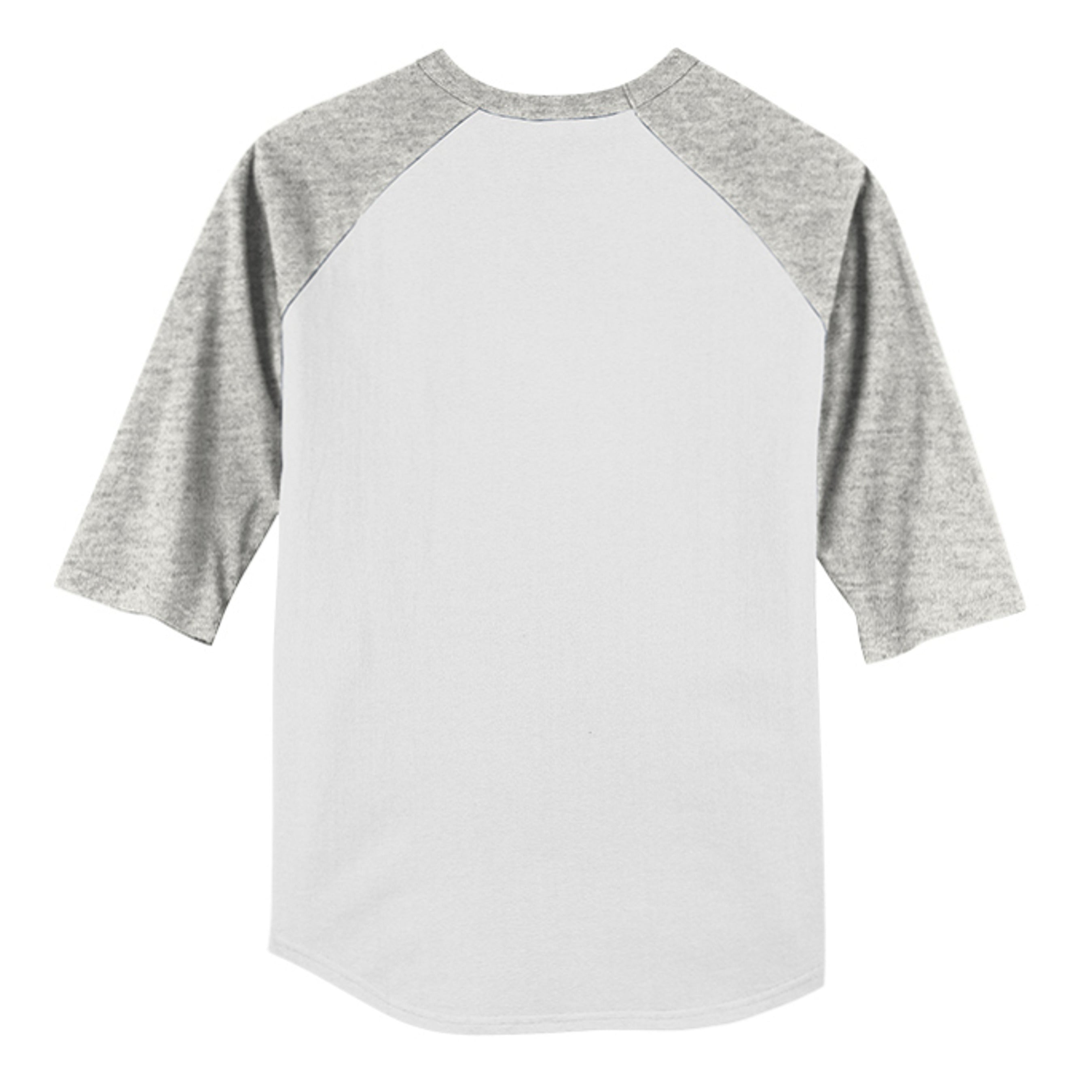 WHITE / HEATHER GREY - YT200 - BACK