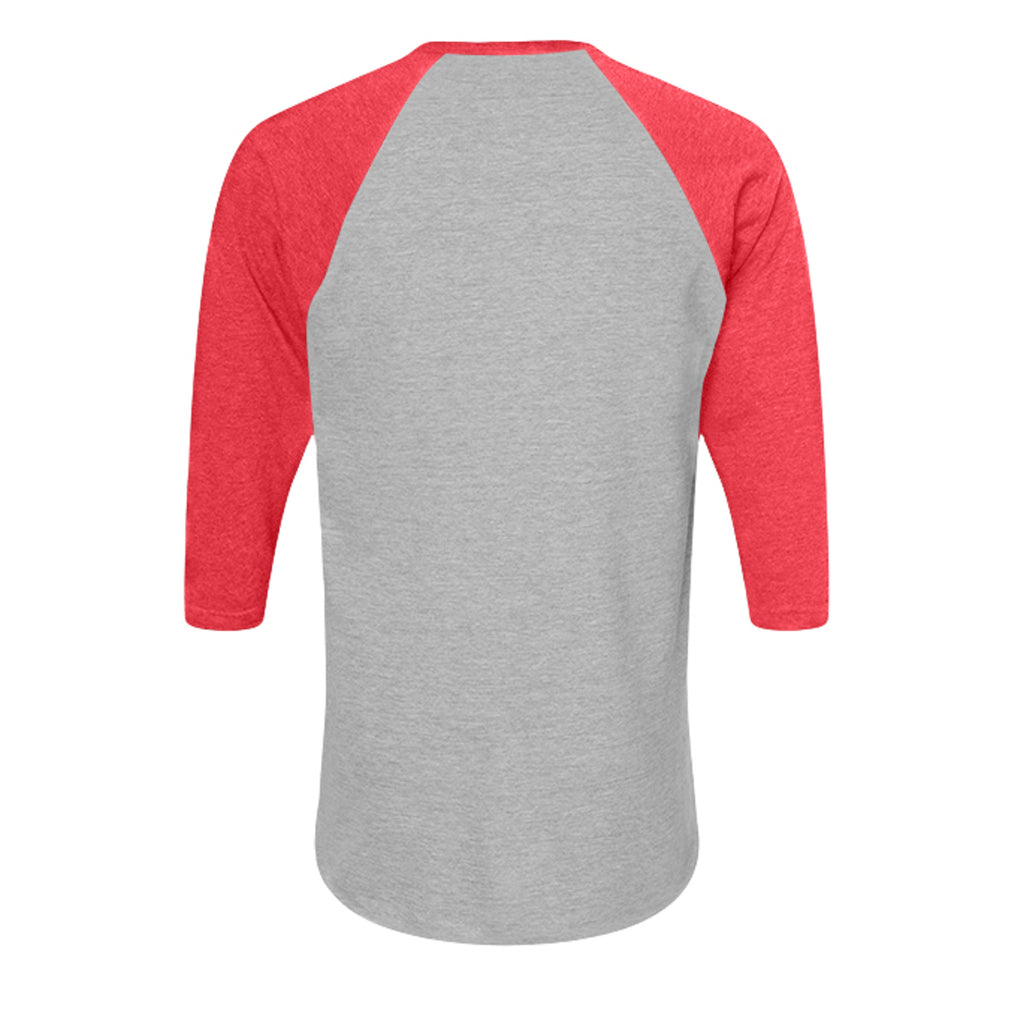 Heather Grey/ Heather Red - 245 - BACK