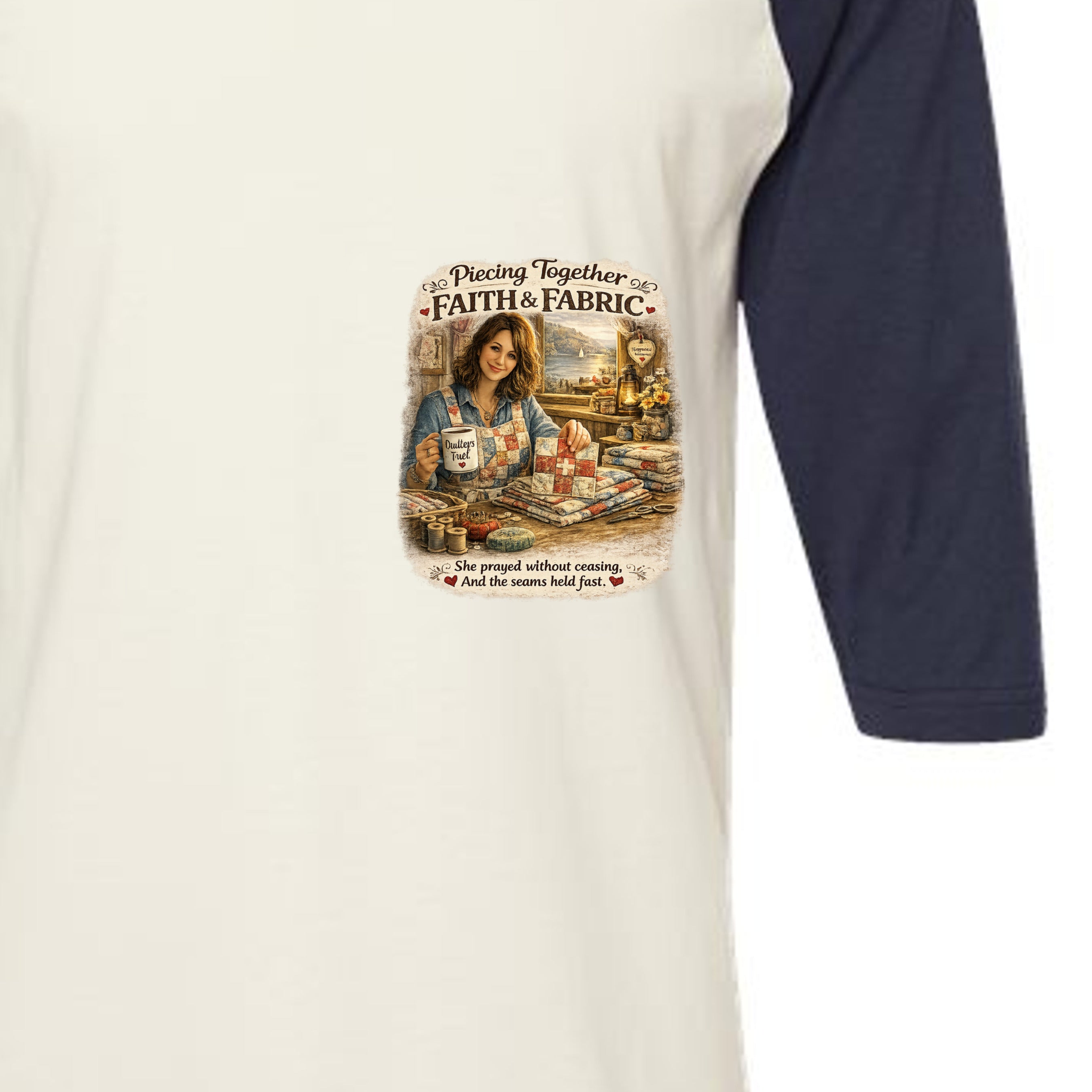Vintage White/ Navy - 245 - FRONT