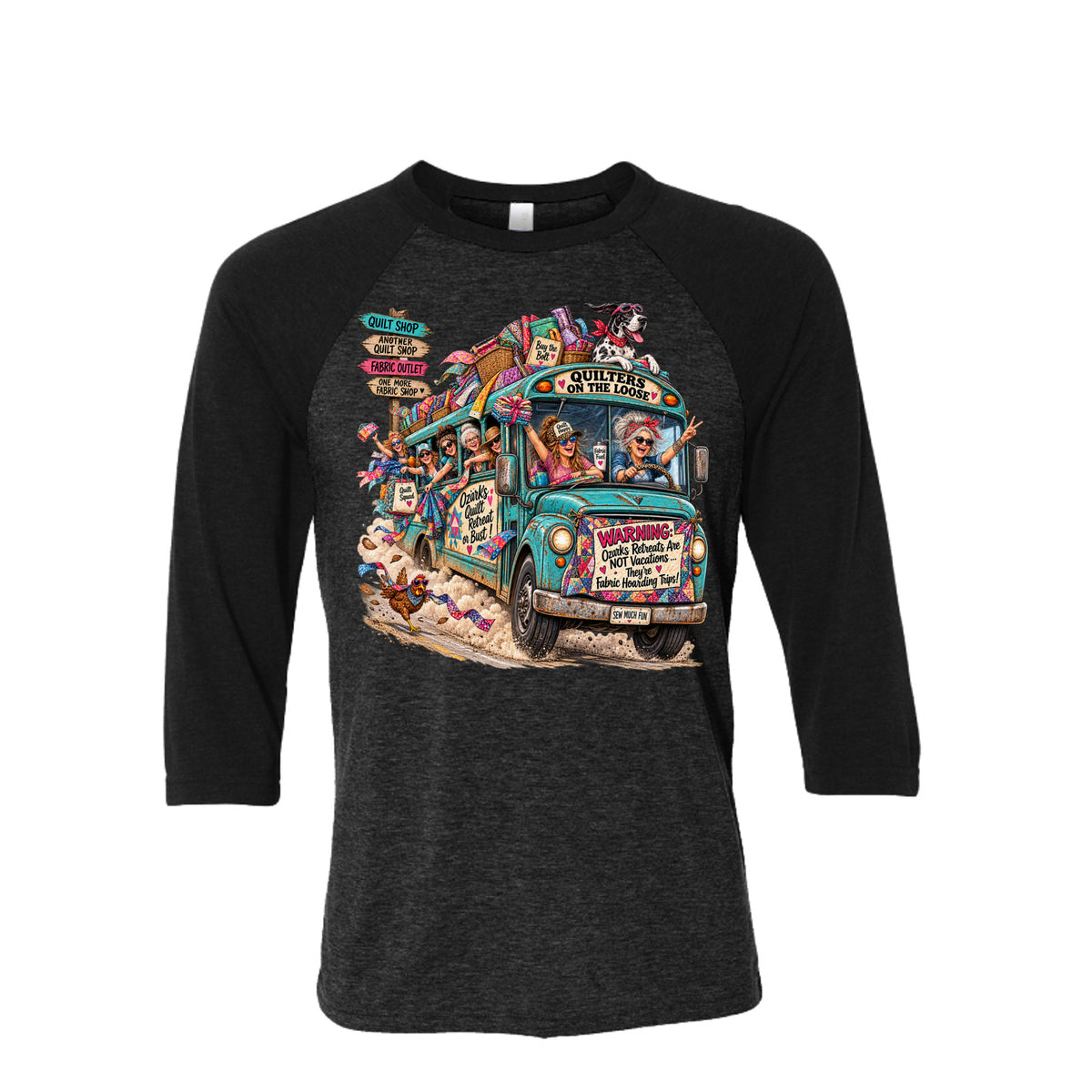 Quilters Retreat Raglan Shirt