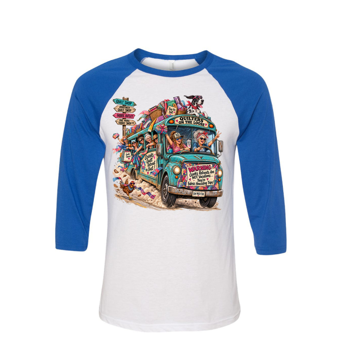 Quilters Retreat Raglan Shirt