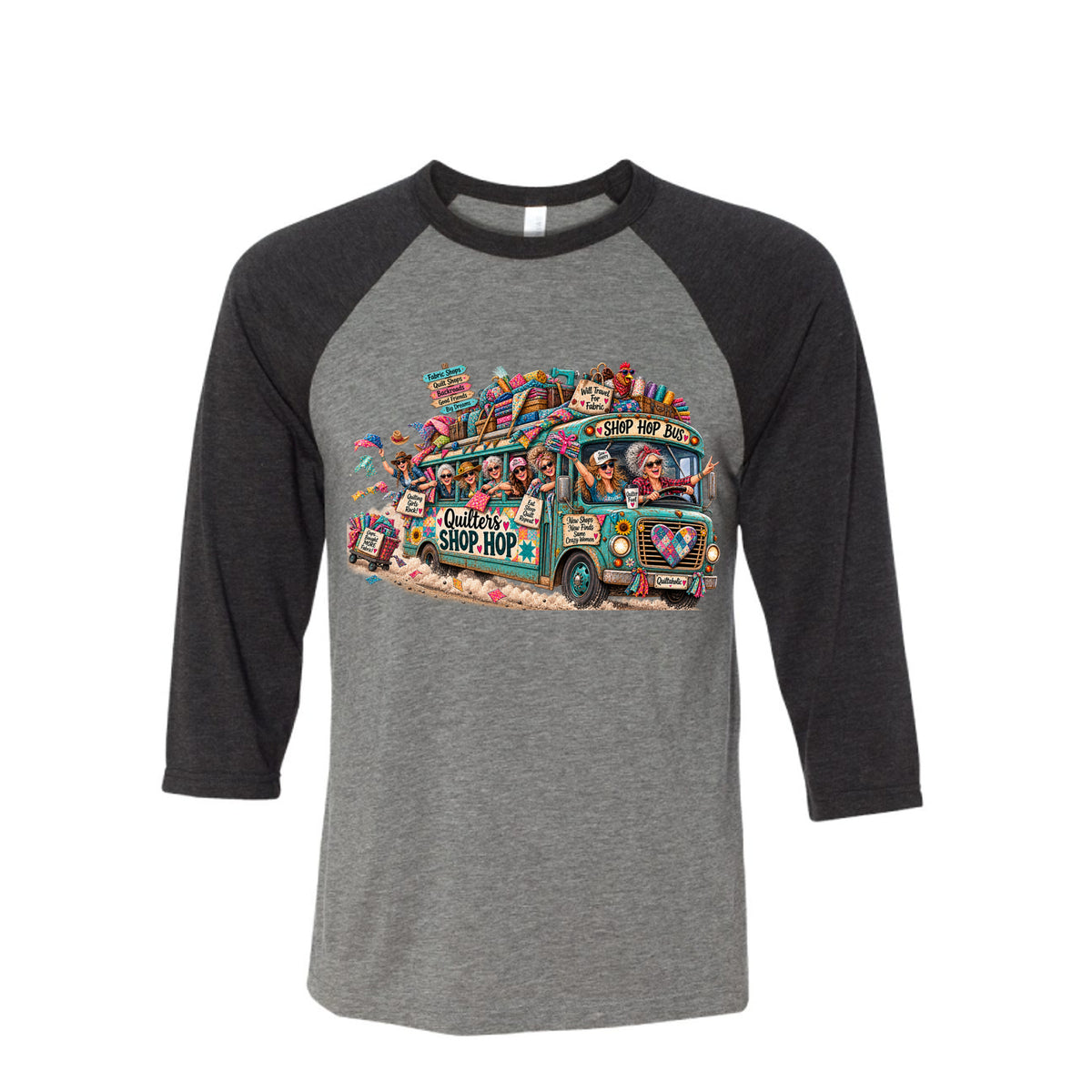 Shop Hop Quilter Raglan Shirt