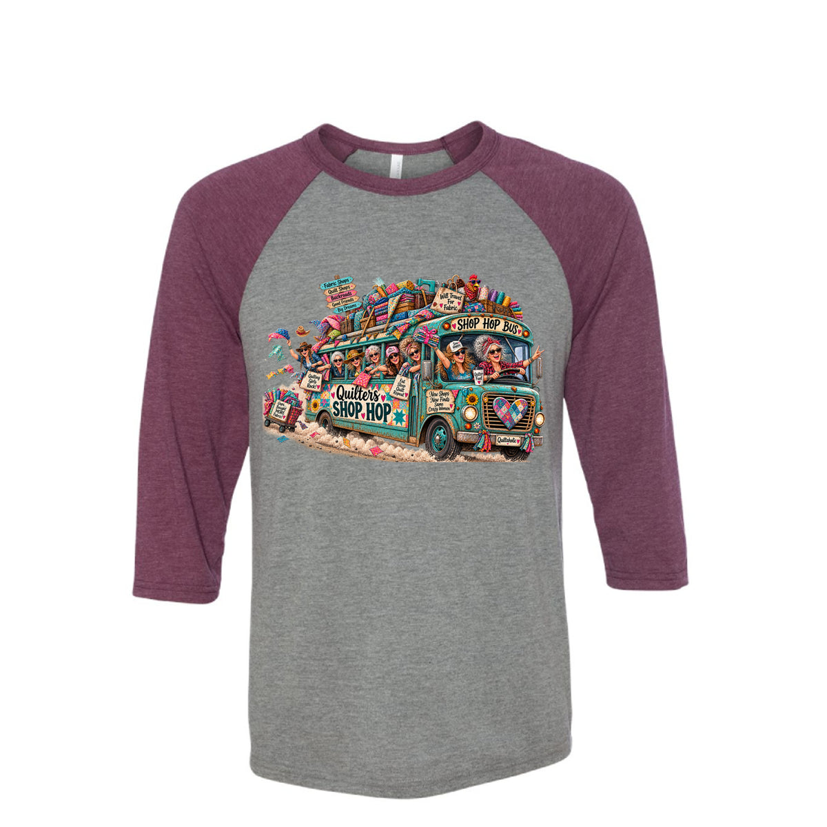 Shop Hop Quilter Raglan Shirt