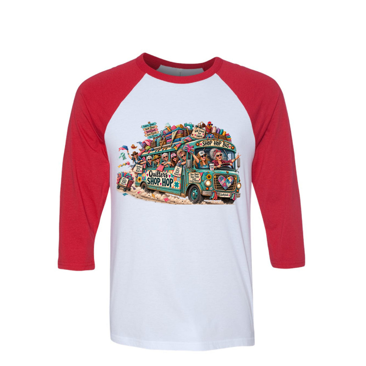 Shop Hop Quilter Raglan Shirt